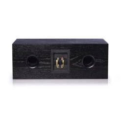 KLH Story Center Channel Loudspeaker -High Quality Audio Store 11 Story Back black oak 1200 x 1200