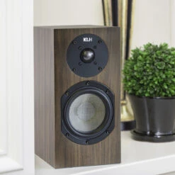 KLH Albany II Bookshelf Loudspeaker (pair) -High Quality Audio Store 6 Albany II Walnut lifestyle 1200 1