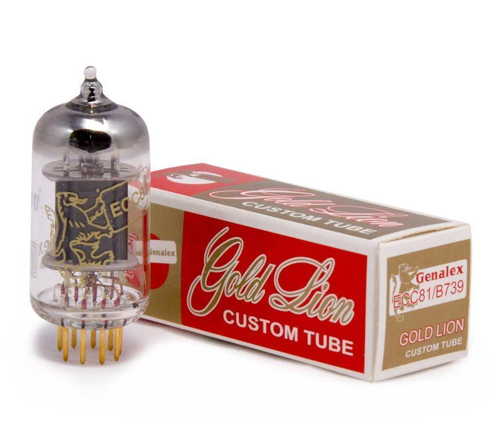 Gold Lion ECC81 / B739 / 12AT7 3 Gold Lion ECC81 / B739 / 12AT7