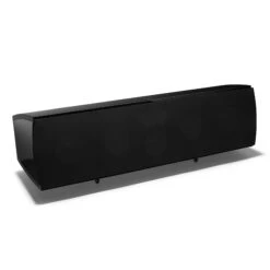 Revel C426Be Center Channel Loudspeaker -High Quality Audio Store Black3qFinal Flatwithgrille