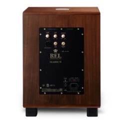 REL Acoustics Classic 98 Subwoofer 8 REL Acoustics Classic 98 Subwoofer -High Quality Audio Store Classic98 Walnut Back cropped e1693420321490 684x900 1
