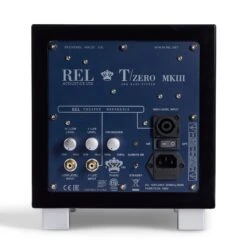 REL Acoustics Tzero MkIII Subwoofer -High Quality Audio Store CopyofTZero Black Silo Back