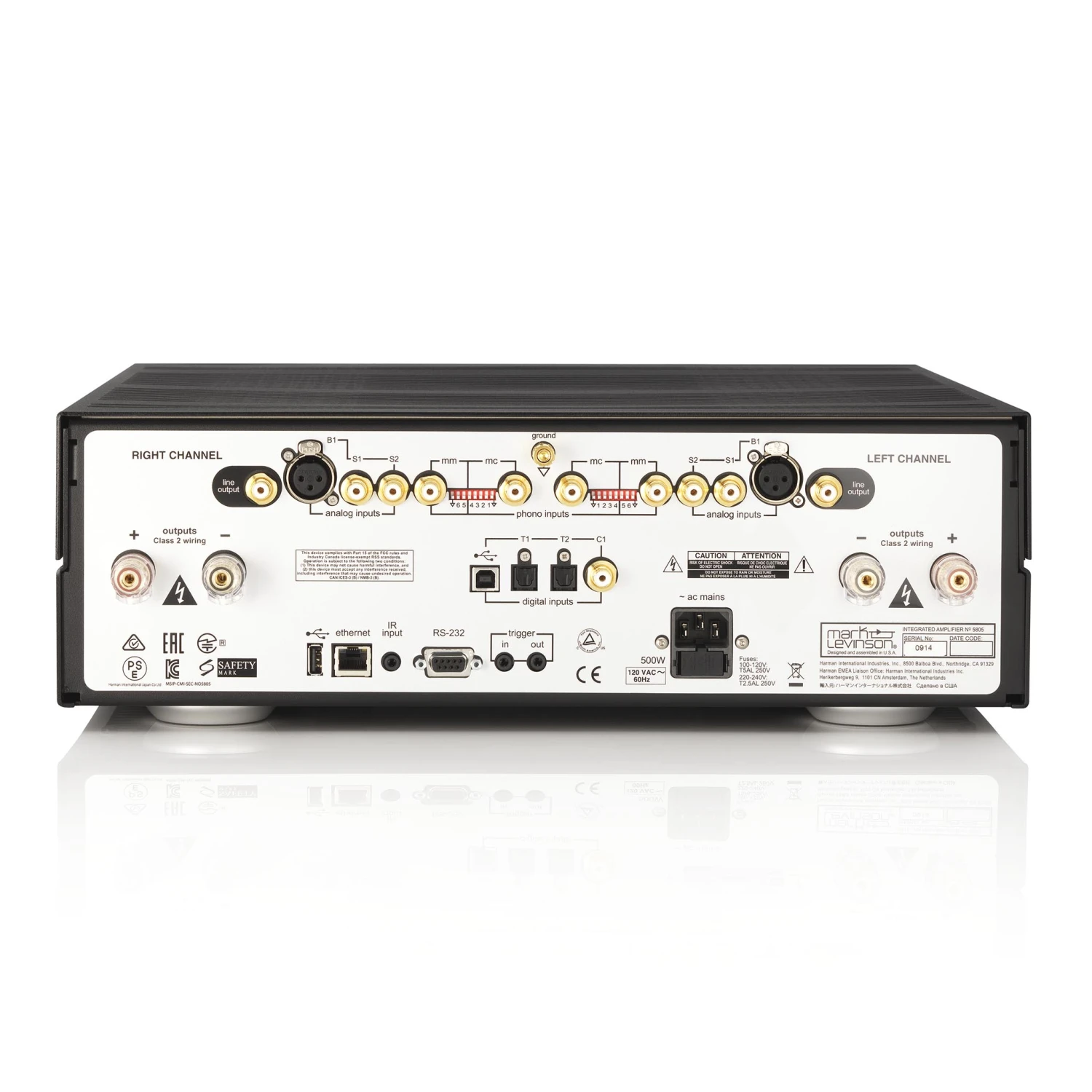Mark Levinson No5805 Integrated Amplifier 5 Mark Levinson No5805 Integrated Amplifier - Image 3