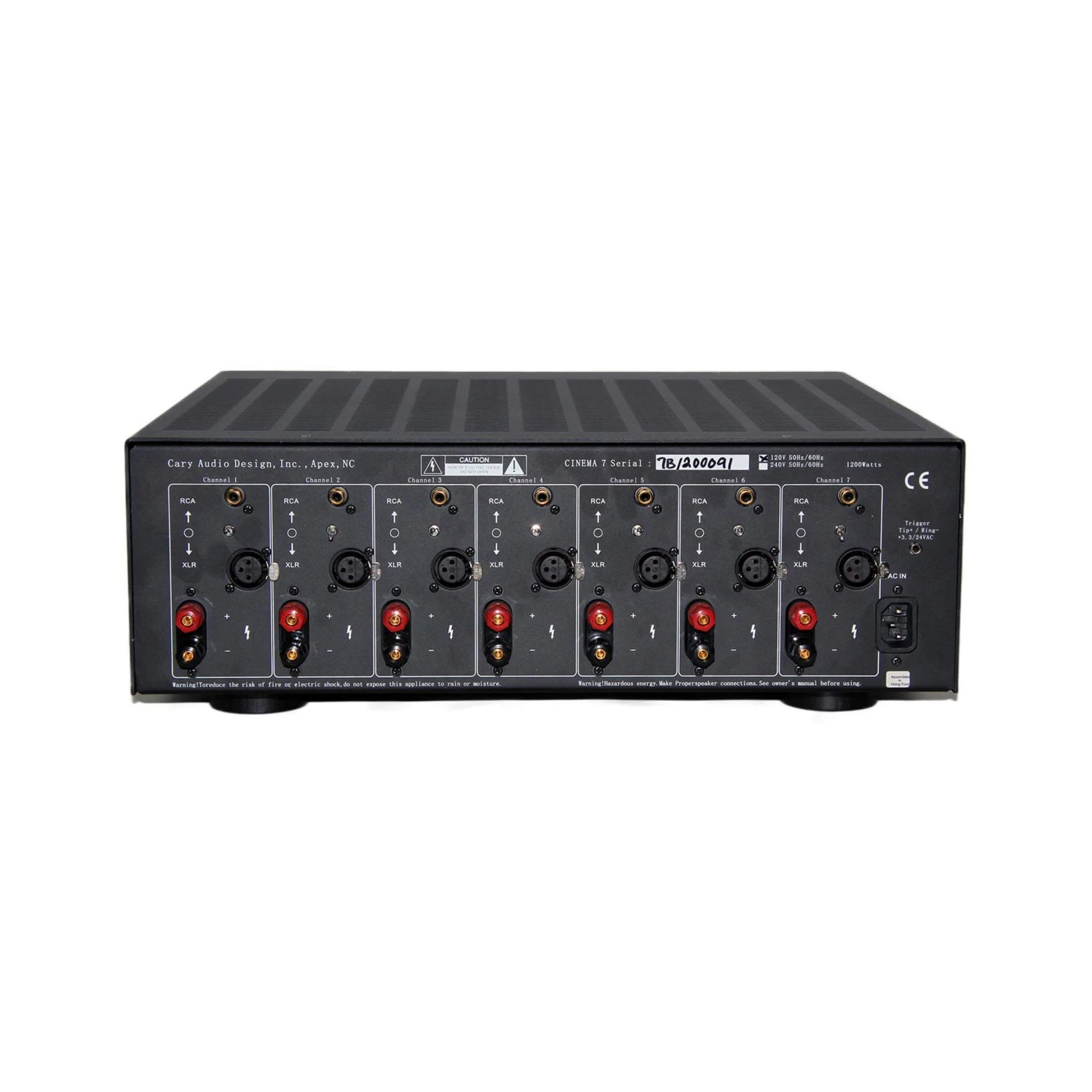 Cary Audio Cinema 7B 7-Channel Power Amplifier (USED) 7 Cary Audio Cinema 7B 7-Channel Power Amplifier (USED) - Image 5