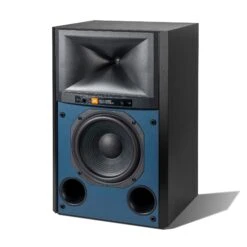 JBL 4329P Studio Monitor Powered Loudspeaker System -High Quality Audio Store JBL4329P Primary AngledLeft Black GrilleOff HiRez