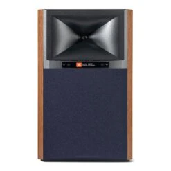 JBL 4329P Studio Monitor Powered Loudspeaker System -High Quality Audio Store JBL4329P Primary Front Walnut GrilleOn HiRez