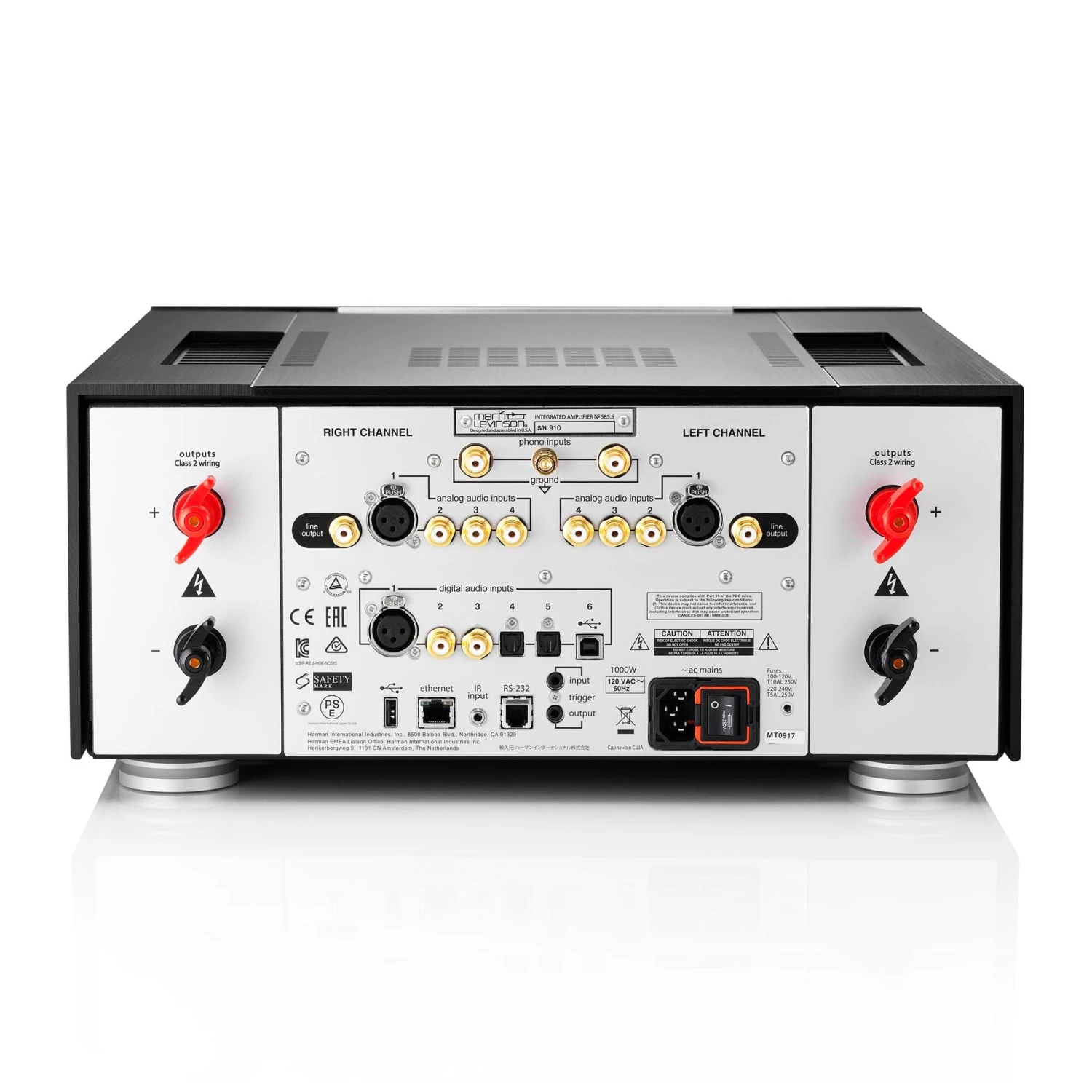 Mark Levinson No585.5 Integrated Amplifier (OPEN) 5 Mark Levinson No585.5 Integrated Amplifier (OPEN) - Image 3