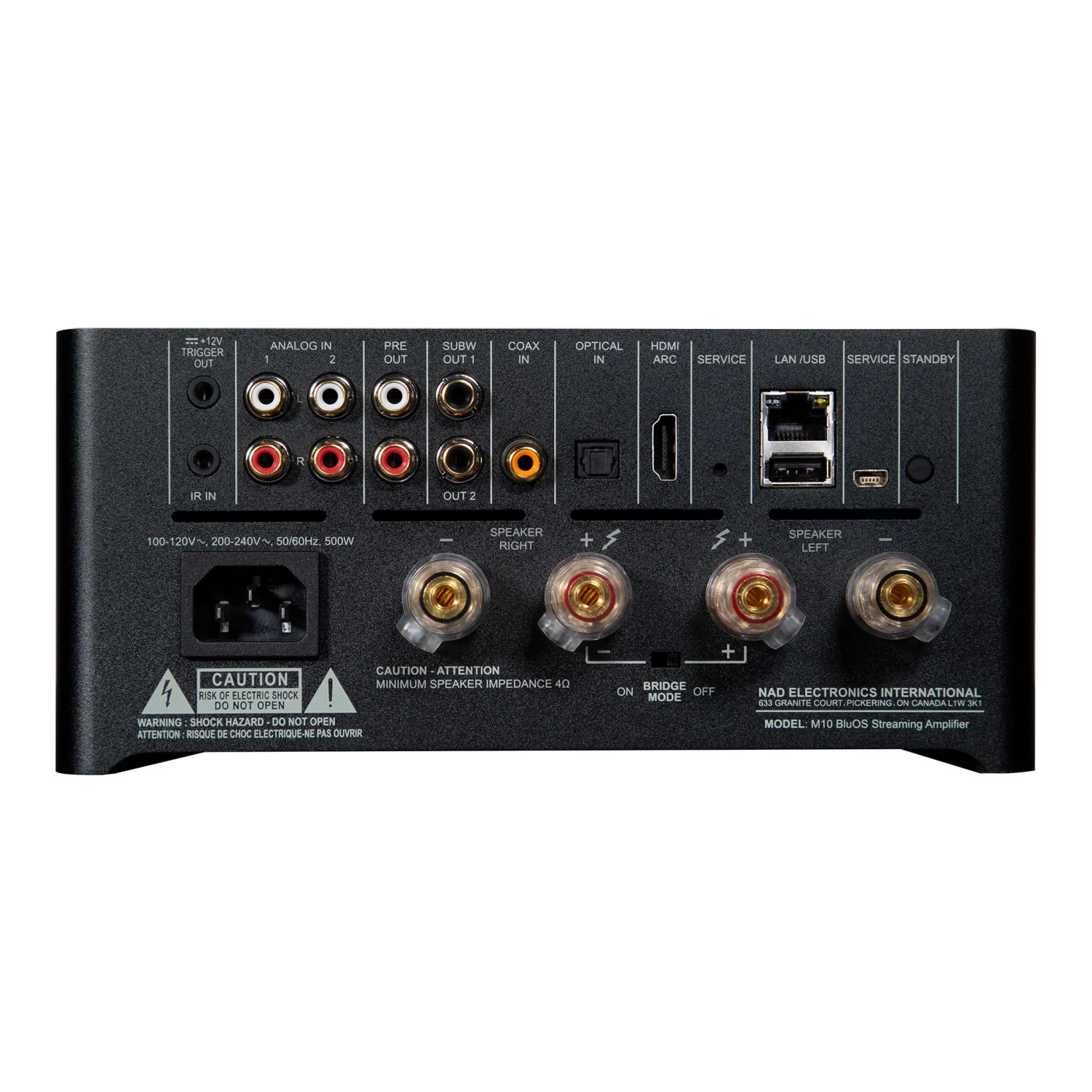 NAD M10 BluOS Streaming Amplifier (OPEN) 4 NAD M10 BluOS Streaming Amplifier (OPEN) - Image 2