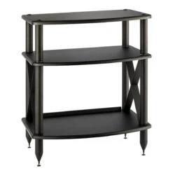 Pangea Audio Vulcan Turntable Stand With Vinyl Record Storage -High Quality Audio Store PGVTTX Black 01