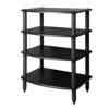 Pangea Audio Vulcan Four Shelf Audio Rack -High Quality Audio Store PGVULRK Black 01