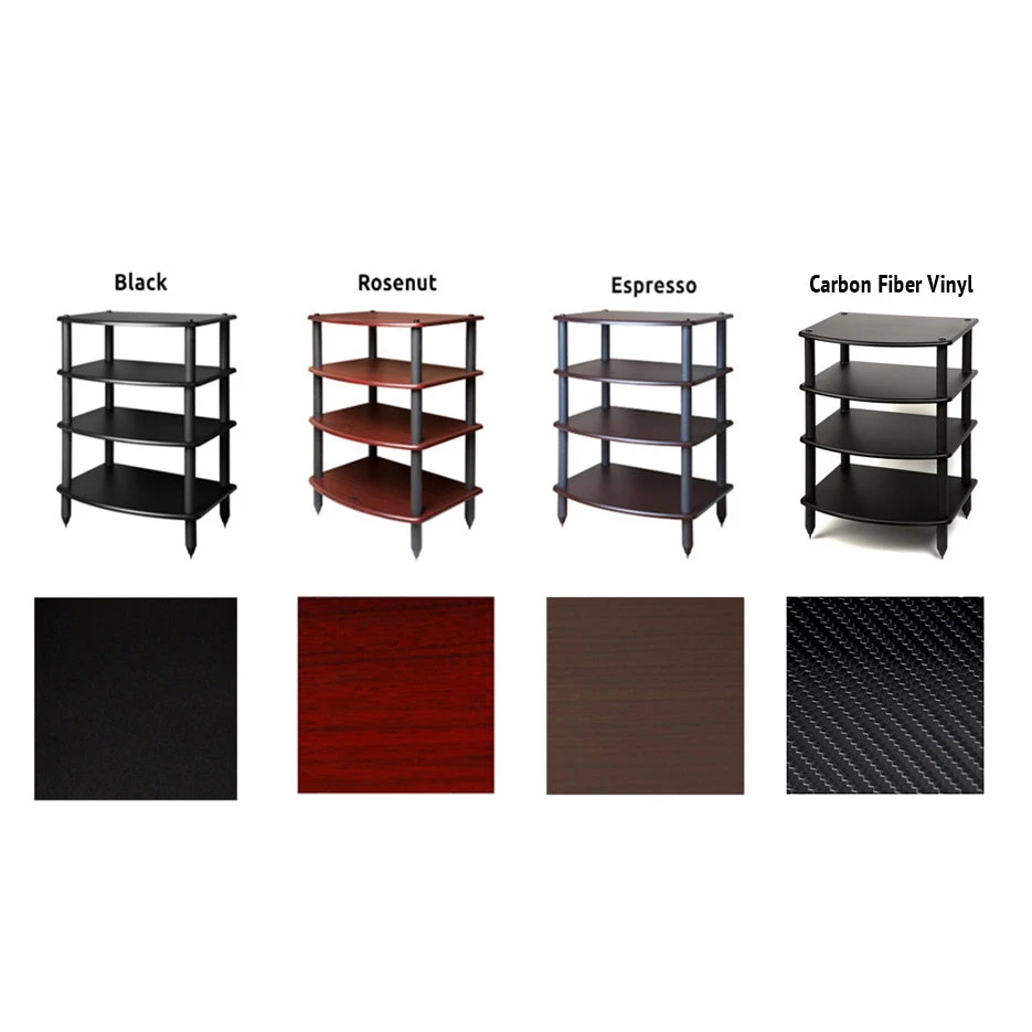 Pangea Audio Vulcan Four Shelf Audio Rack 4 Pangea Audio Vulcan Four Shelf Audio Rack - Image 2