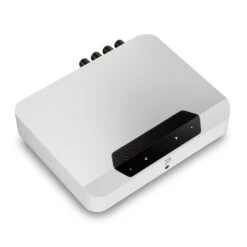 Bluesound POWERNODE Edge - Streamer / Music Server / DAC / Amplifier -High Quality Audio Store POWERNODEEDGEWhite3 4High