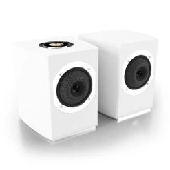 Cabasse Rialto Powered Wireless Bookshelf Hi-fi System (pair) -High Quality Audio Store RIALTO WHITE PERSPECTIVE