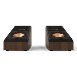 Klipsch Reference Premiere RP-500SA II Dolby Atmos Speaker (pair) -High Quality Audio Store RP 500SA II Walnut FrontPair GrilleOff