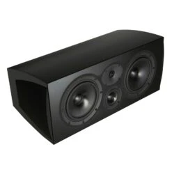 Revel Performa3 C208 Center Channel Loudspeaker -High Quality Audio Store Revel C208 Angle Black IMG 0367