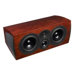 Revel Performa3 C208 Center Channel Loudspeaker -High Quality Audio Store Revel C208 Angle Walnut IMG 0754
