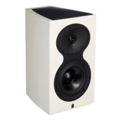 Revel Performa3 M105 Bookshelf Loudspeaker (each) -High Quality Audio Store Revel M105 Angle White IMG 0966