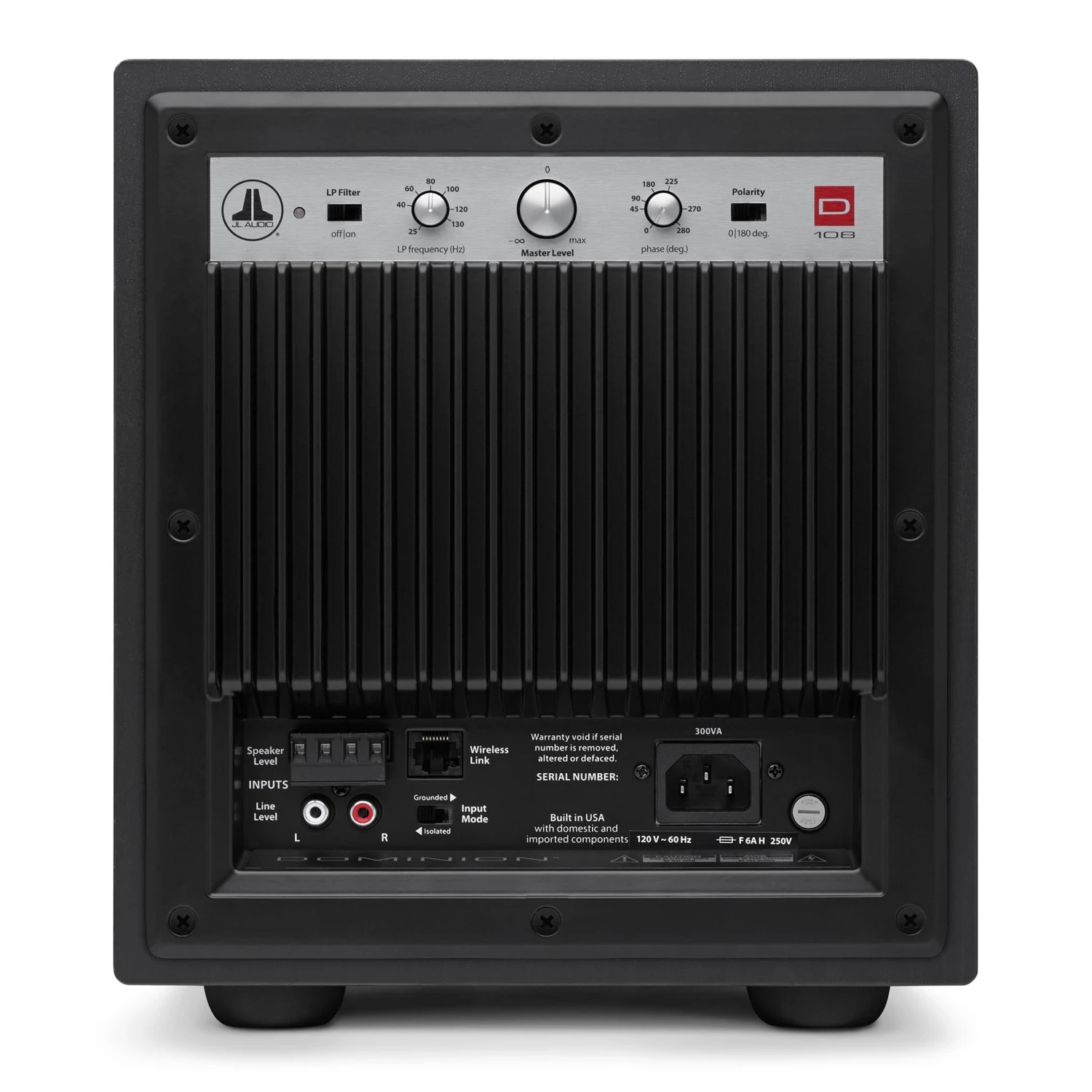 JL Audio Dominion D108 8" Subwoofer 9 JL Audio Dominion D108 8" Subwoofer - Image 7