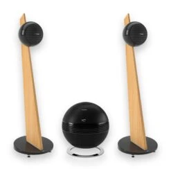 Cabasse Riga 2 + Pearl Sub System 12 Cabasse Riga 2 + Pearl Sub System -High Quality Audio Store riga 2 pearl sub bundle oak stand black sub