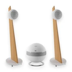 Cabasse Riga 2 + Pearl Sub System 13 Cabasse Riga 2 + Pearl Sub System -High Quality Audio Store riga 2 pearl sub bundle oak stand white sub